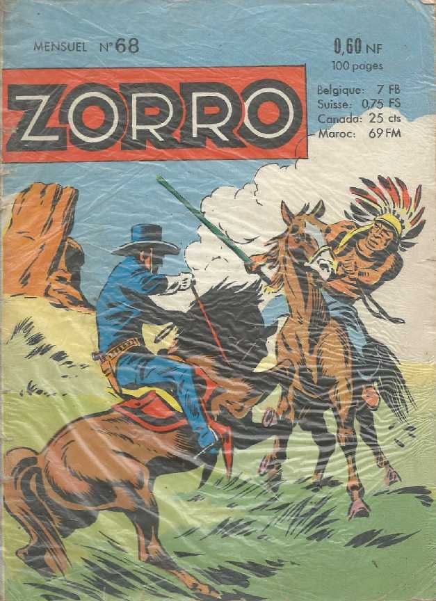 Scan de la Couverture Zorro n 68